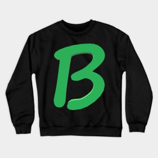 Letter B Crewneck Sweatshirt